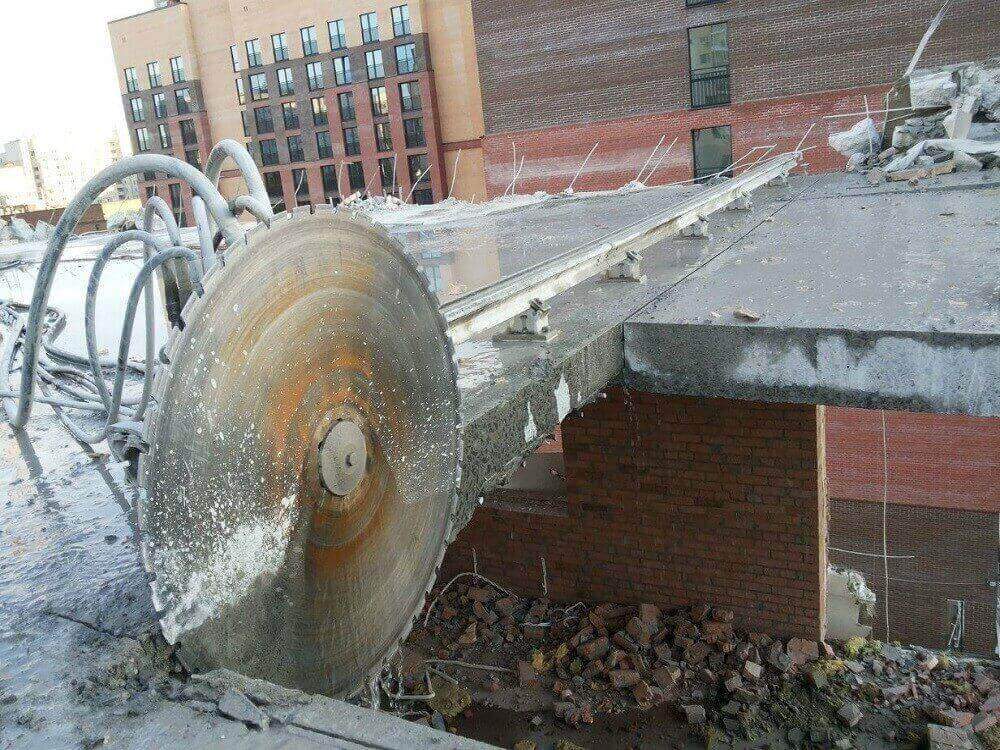 Алмазная резка перекрытия