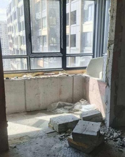 Демонтаж подоконника алмазной резкой