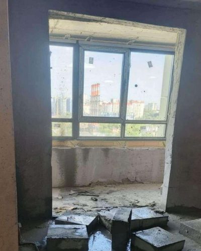 Демонтаж подоконного блока